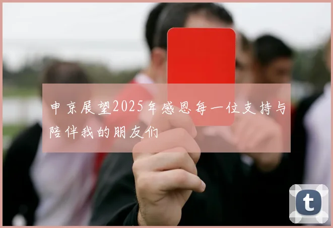 申京展望2025年感恩每一位支持与陪伴我的朋友们